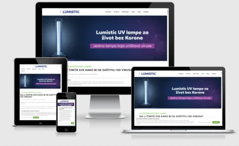 Internet prodavnica – Lumistic UV lampe