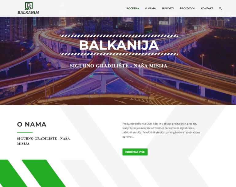 Balkanija – saobraćana signalizacija