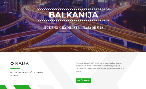 Balkanija – saobraćana signalizacija