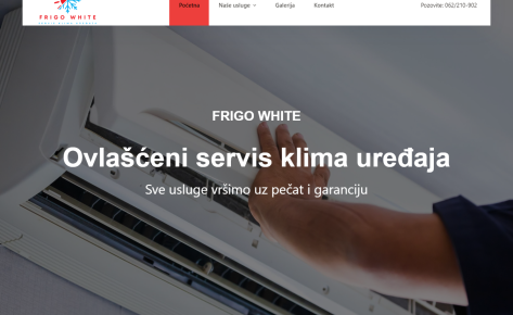 Frigo White servis klima uređaja