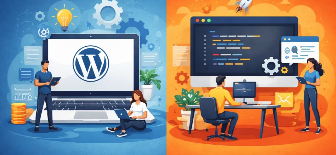 WordPress ili custom sajt – šta je bolje za biznis