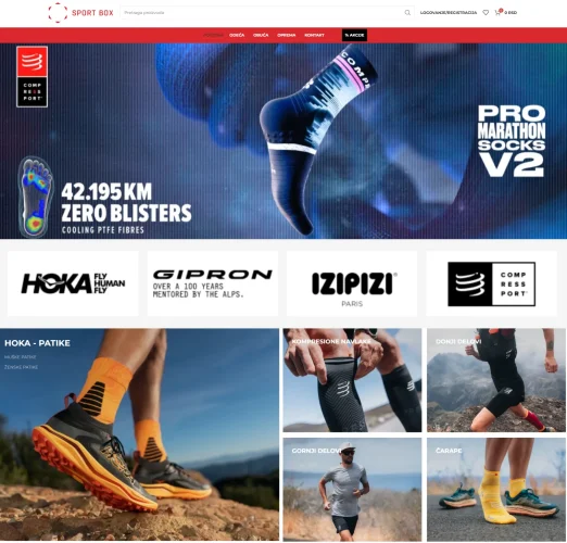 Internet prodavnica – Sport Box